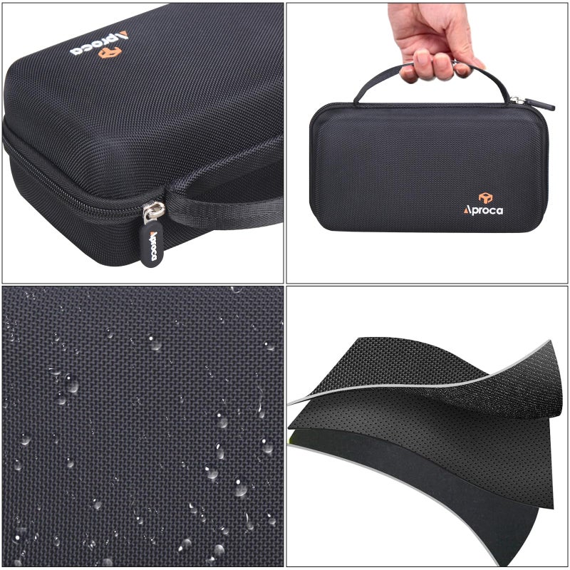 Aproca Case Compatible with AKASO EK7000 4K30FPS 20MP WiFi Action Camera, Portable Storage Bag for Camera Accessories -Black (Case Only) - Image 4